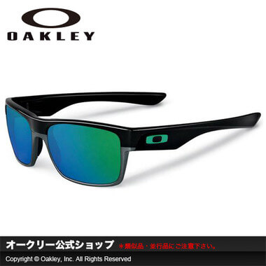 【OAKLEY】オークリーコピー ブランド公式ショップ トゥーフェースアジアンフィット(TWOFACE ASIAN FIT) フレームカラー（Polished Black） レンズカラー（Jade Iridium） ミラー（イリジウム）レンズ メンズライフスタイルサングラス